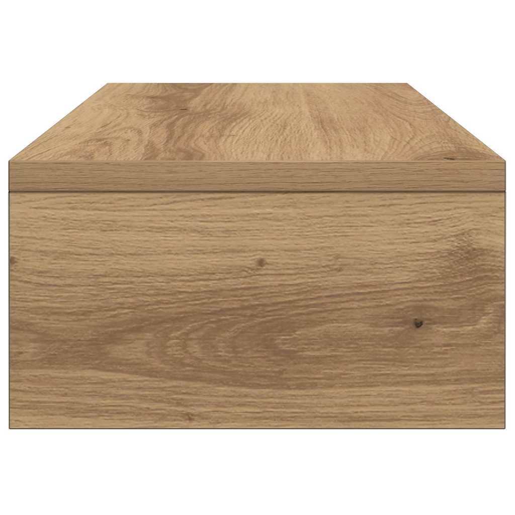 Monitorständer Artisan-Eiche 42x24x13 cm Holzwerkstoff