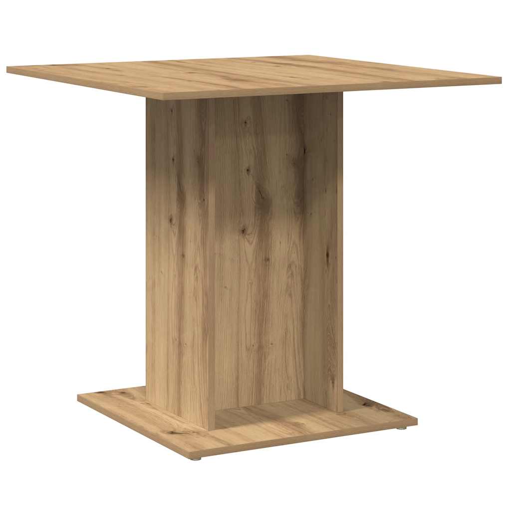Esstisch Artisan-Eiche 80x80x75 cm Holzwerkstoff