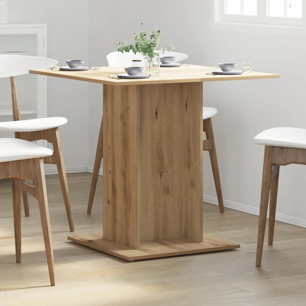 Esstisch Artisan-Eiche 80x80x75 cm Holzwerkstoff