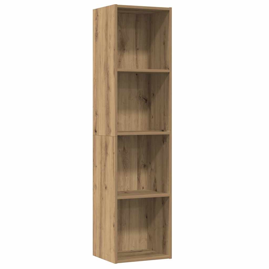 Bücherregal/TV-Schrank Altholz-Optik 36x30x143 cm Holzwerkstoff