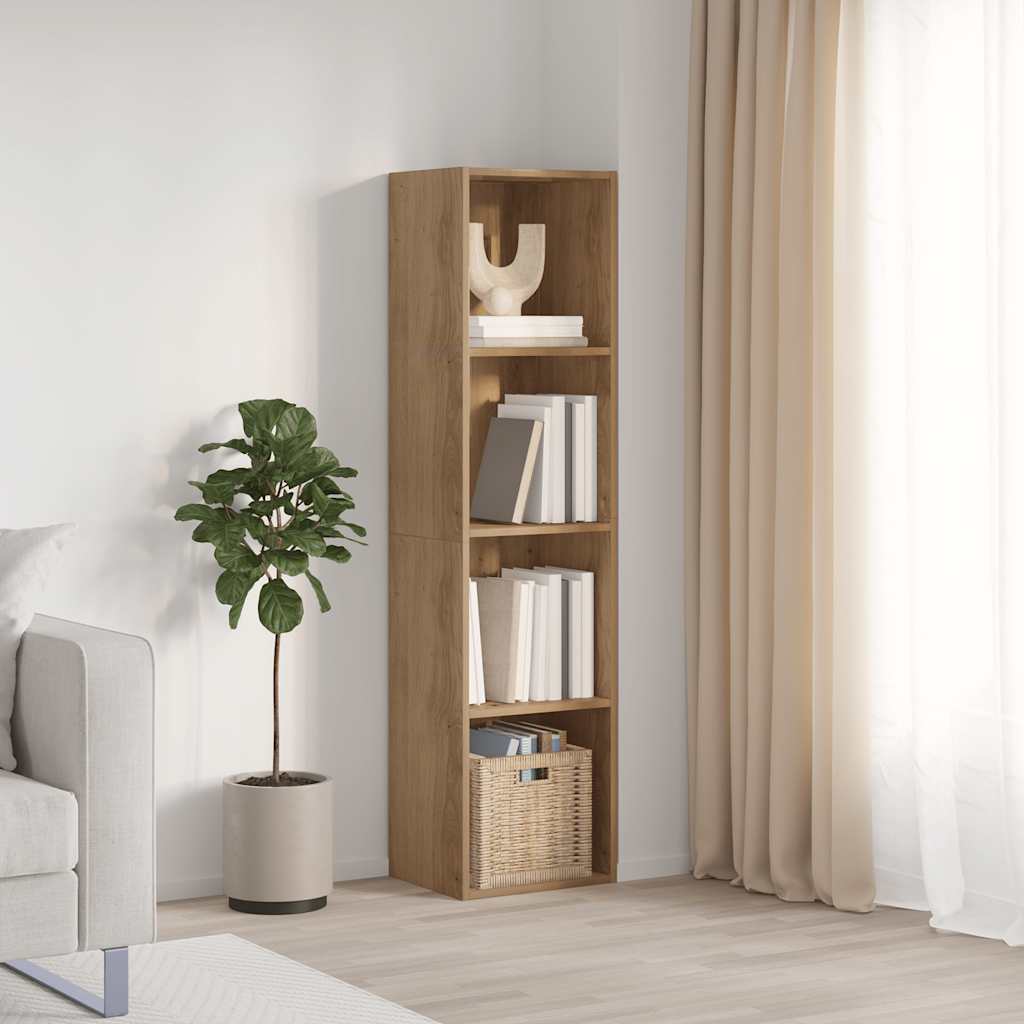 Bücherregal/TV-Schrank Artisan-Eiche 36x30x143 cm Holzwerkstoff