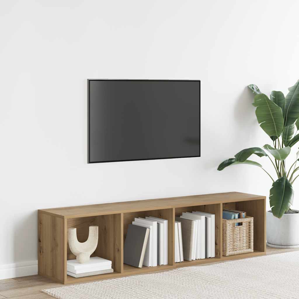 Bücherregal/TV-Schrank Artisan-Eiche 36x30x143 cm Holzwerkstoff
