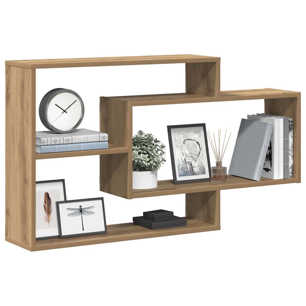 Wandregal Artisan-Eiche 104x20x58,5 cm Holzwerkstoff