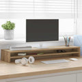 Monitorständer Artisan Oak 100x24x13 cm Holzwerkstoff
