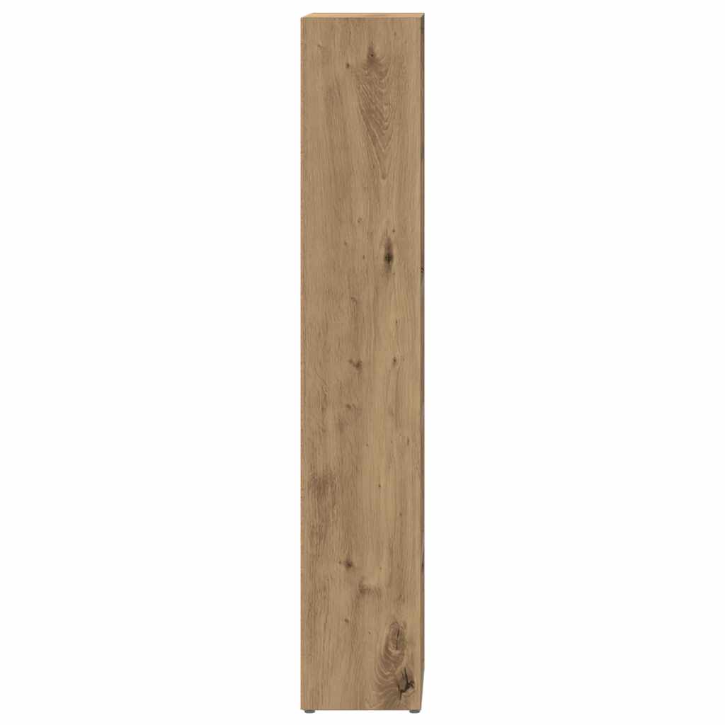 CD-Regale 2 Stk. Artisan-Eiche 21x16x93,5 cm Holzwerkstoff