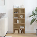 CD-Regale 2 Stk. Artisan-Eiche 21x16x93,5 cm Holzwerkstoff