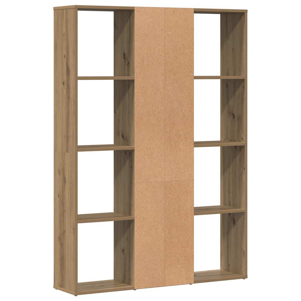 Raumteiler/Bücherregal Artisan-Eiche 100x24x140cm Holzwerkstoff