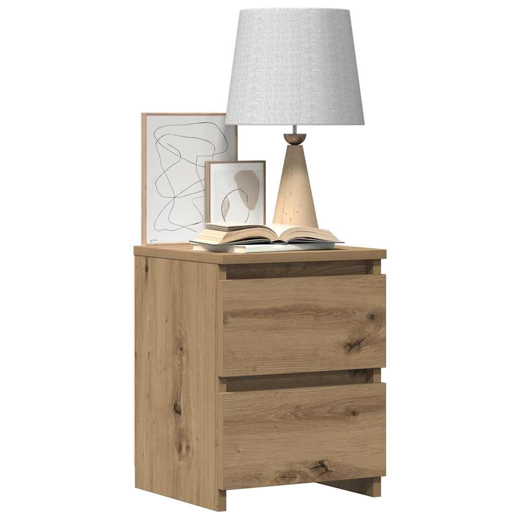 Nachttisch Artisan-Eiche 30x30x40 cm Holzwerkstoff