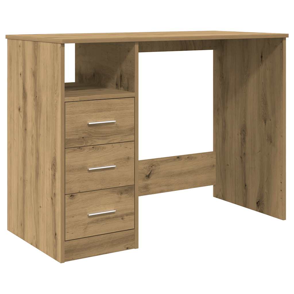Schreibtisch Artisan-Eiche 102x50x76 cm Holzwerkstoff