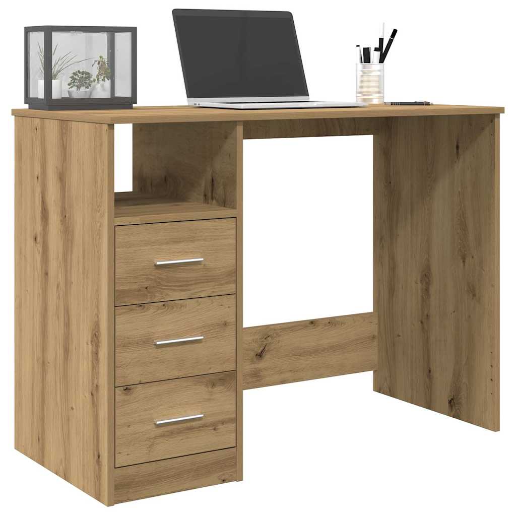 Schreibtisch Artisan-Eiche 102x50x76 cm Holzwerkstoff