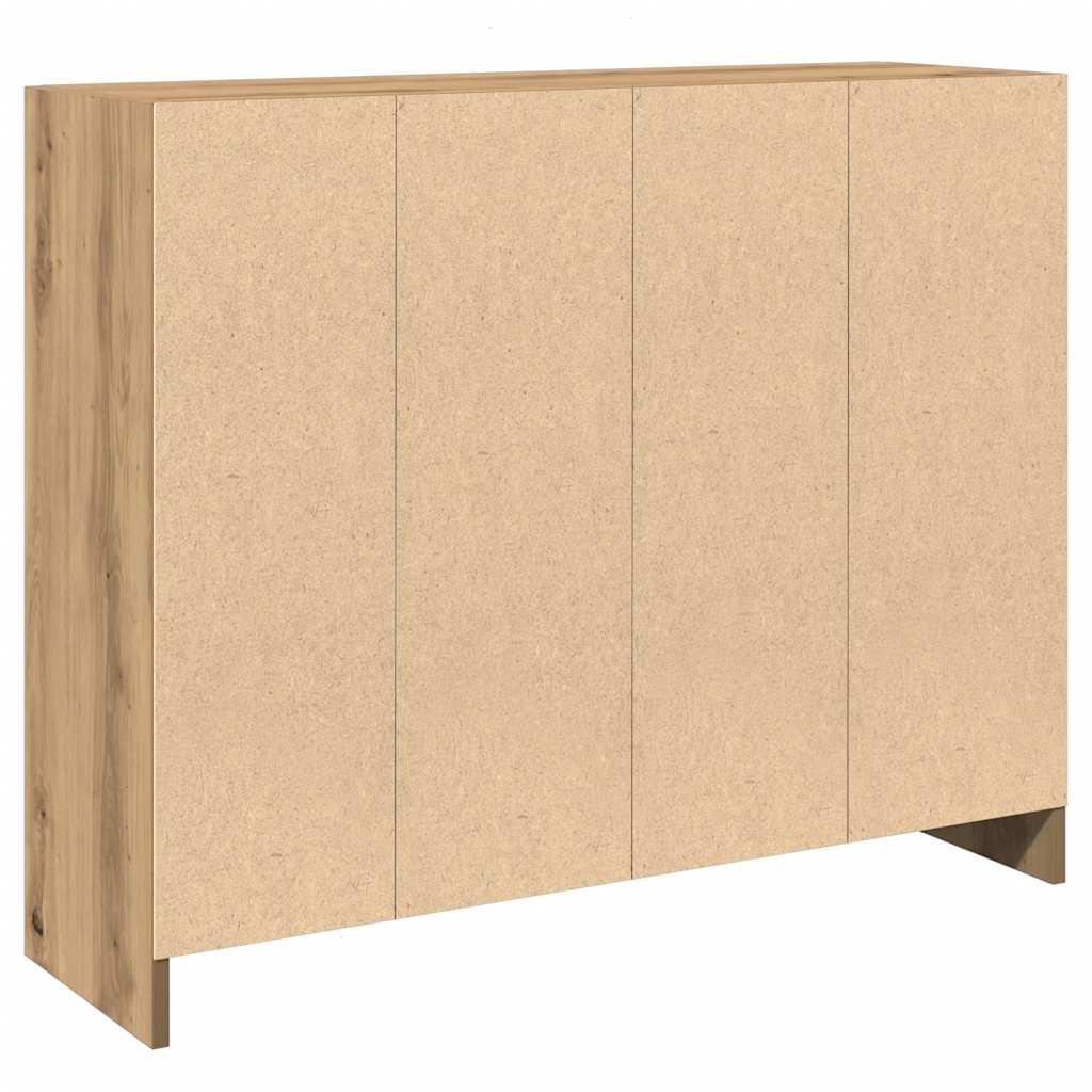 Sideboard Artisan-Eiche 91x28x75 cm Holzwerkstoff