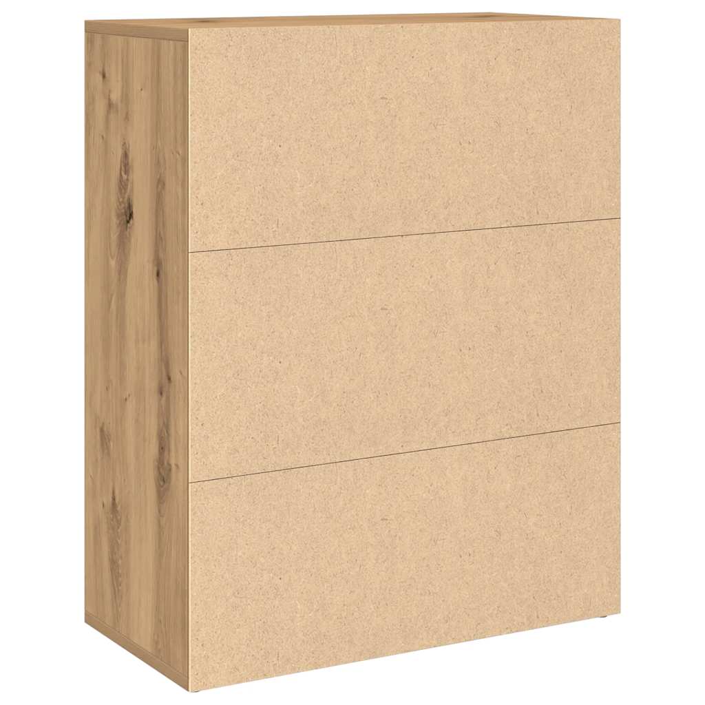 Sideboard Artisan-Eiche 60x30x75 cm Holzwerkstoff