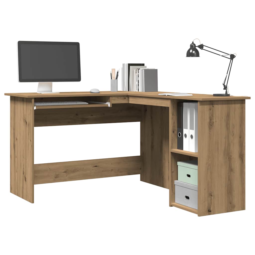 Eckschreibtisch Artisan-Eiche 120x140x75 cm Holzwerkstoff