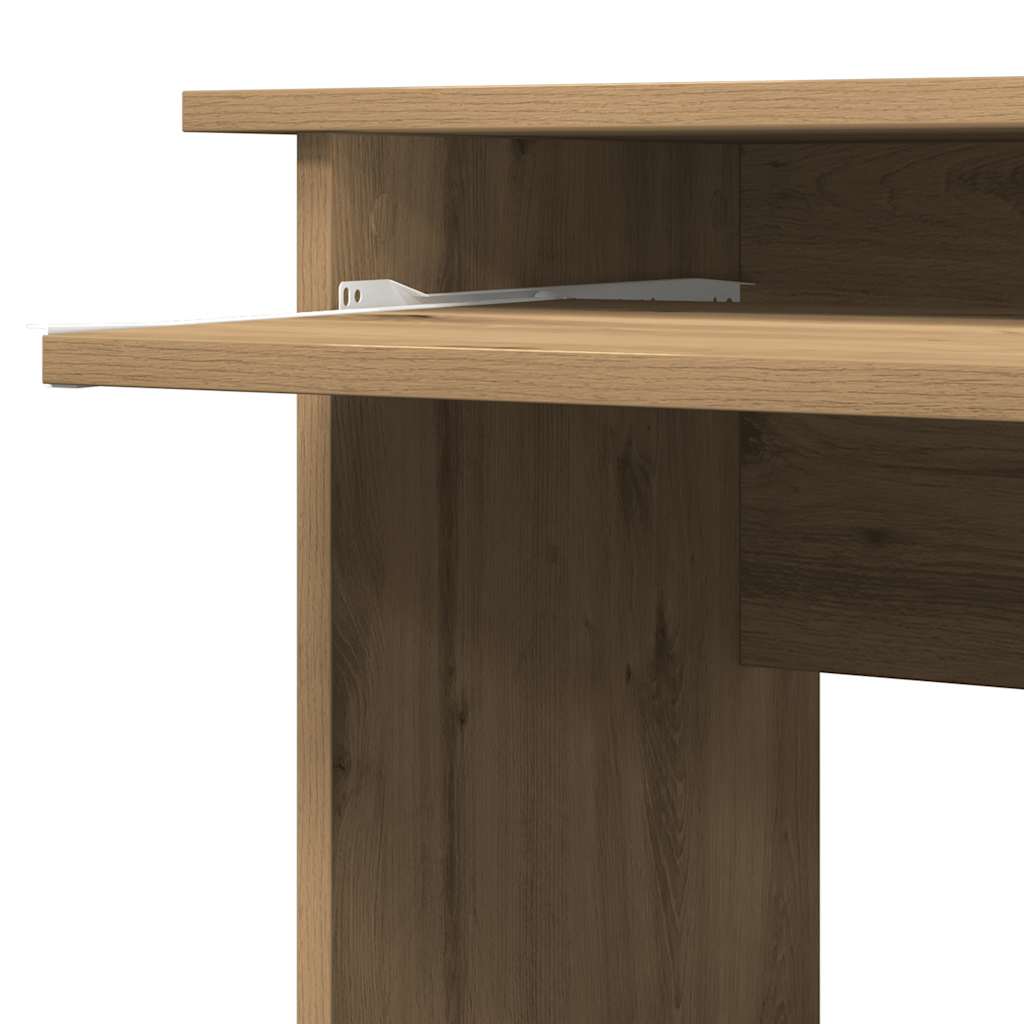 Eckschreibtisch Artisan-Eiche 120x140x75 cm Holzwerkstoff