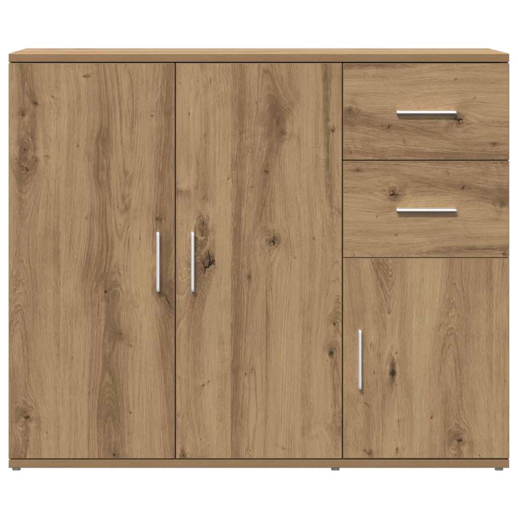 Sideboard Artisan-Eiche 91 x 29,5 x 75 cm Holzwerkstoff