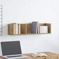 CD-Wandregal Artisan-Eiche 75x18x18 cm Holzwerkstoff