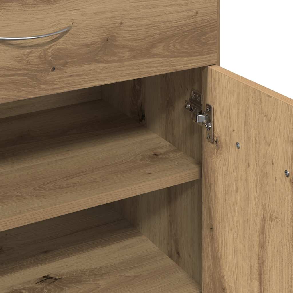 Schuhschrank Artisan-Eiche 60x35x84 cm Holzwerkstoff
