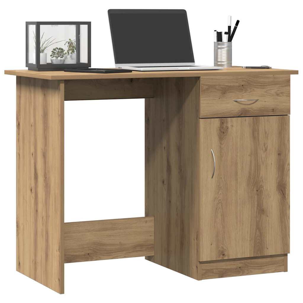 Schreibtisch Artisan-Eiche 100x50x76 cm Holzwerkstoff