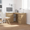 Eckschreibtisch Artisan-Eiche 145x100x76 cm Holzwerkstoff