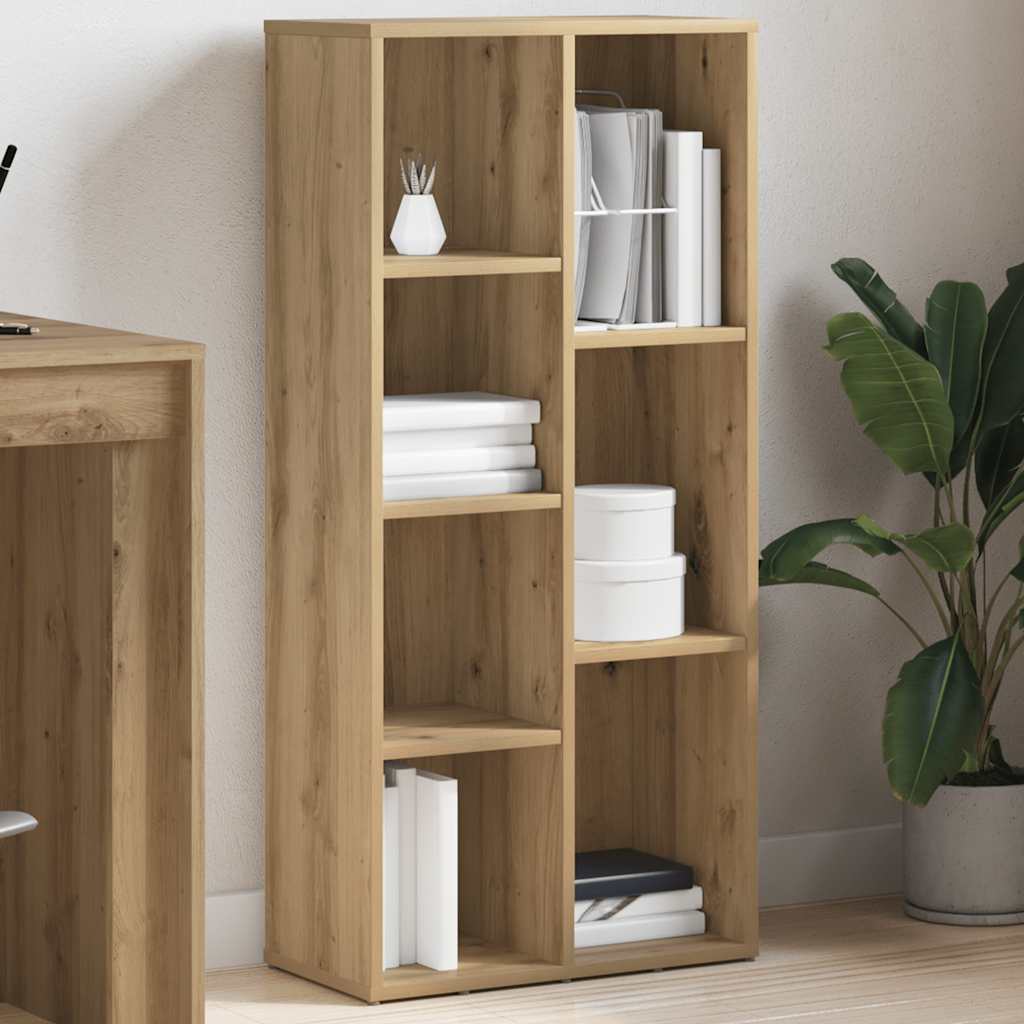 Bücherregal Artisan-Eiche 50x25x104 cm