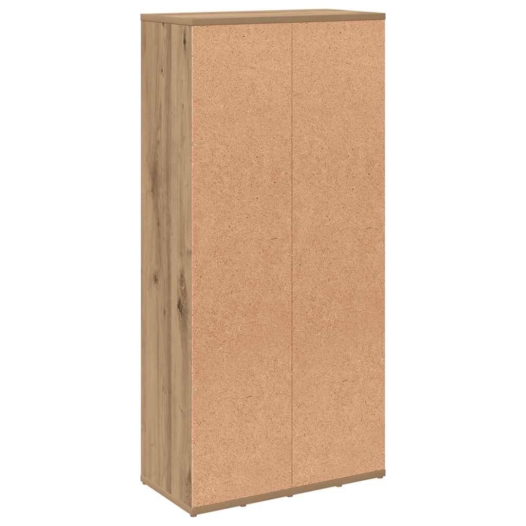 Bücherregal Artisan-Eiche 50x25x104 cm