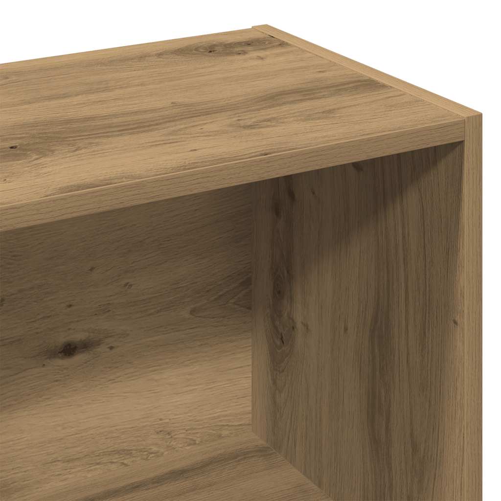 Bücherregal Artisan-Eiche 50x25x104 cm
