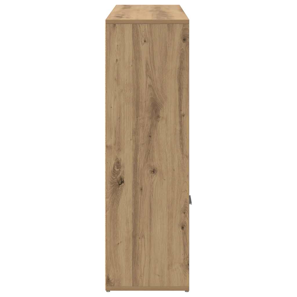 Bücherschrank Artisan-Eiche 98x29x97,5 cm Holzwerkstoff