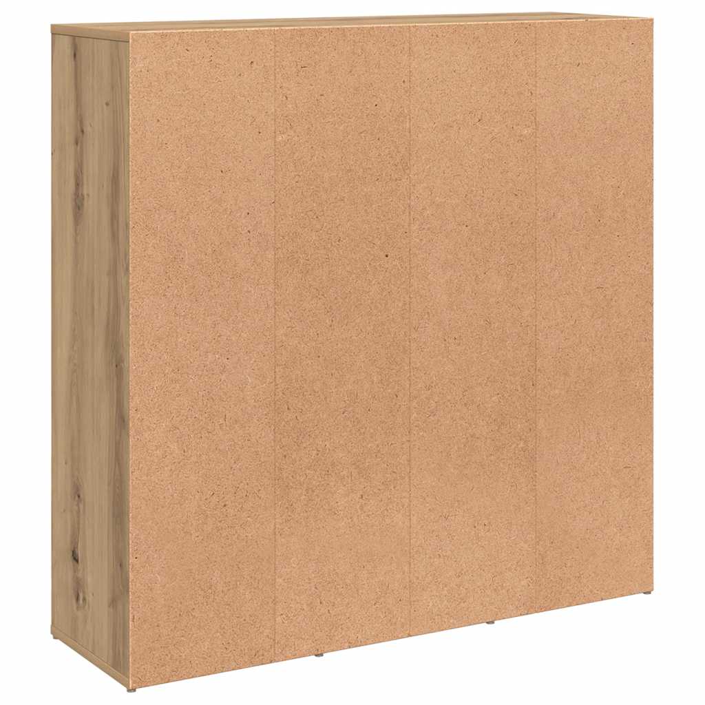 Bücherregal Artisan-Eiche 98x29x97,5 cm