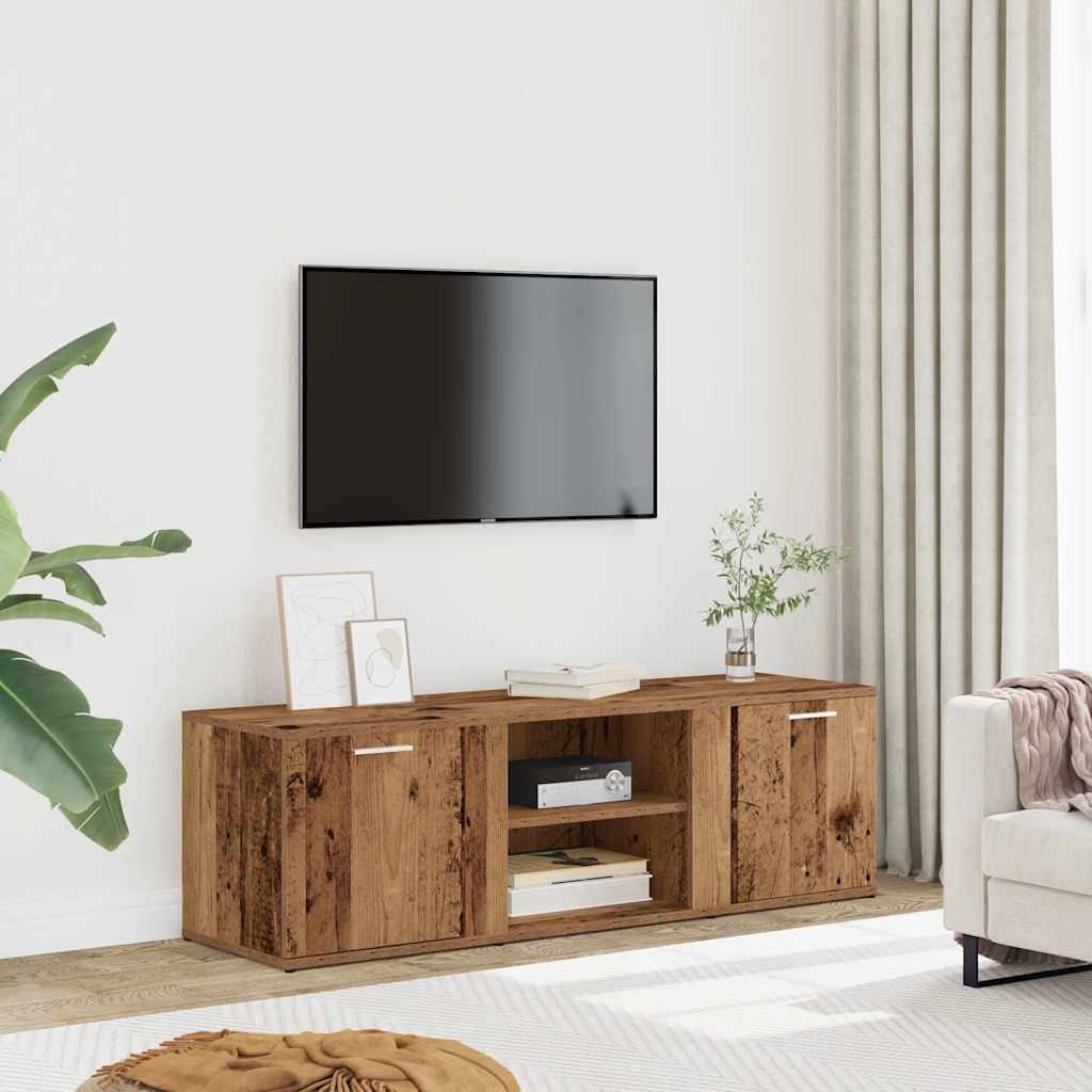 TV-Schrank Altholz-Optik 120x34x37 cm Holzwerkstoff