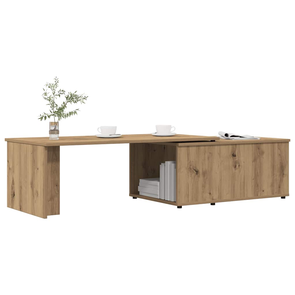 Couchtisch Artisan-Eiche 150x50x35 cm Holzwerkstoff