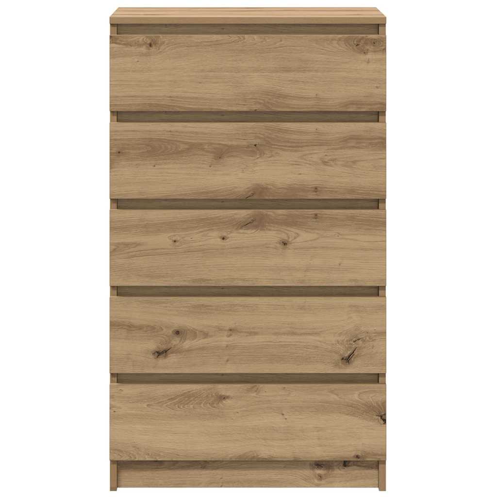 Schubladenschrank Artisan-Eiche 60x36x103 cm Holzwerkstoff