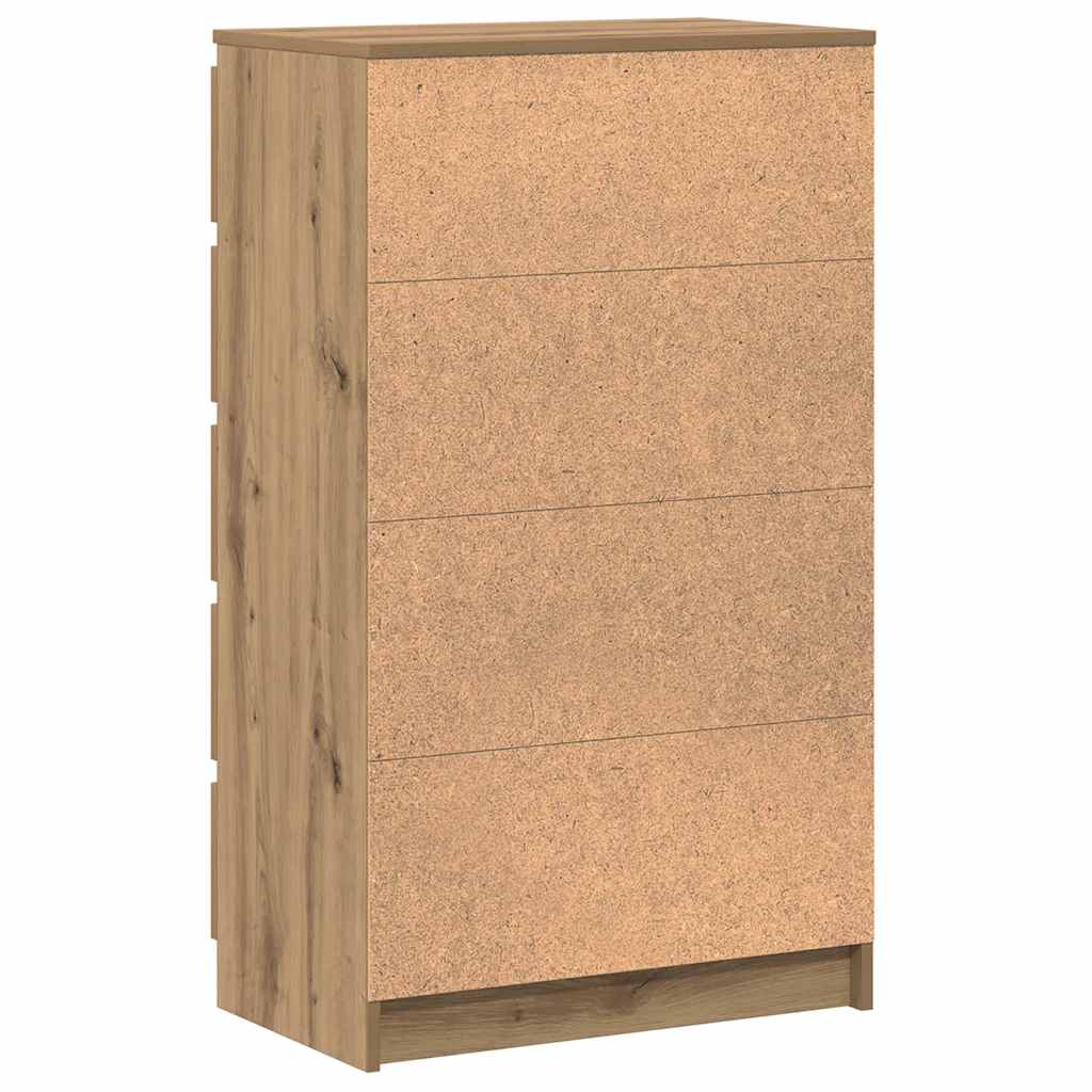 Schubladenschrank Artisan-Eiche 60x36x103 cm Holzwerkstoff