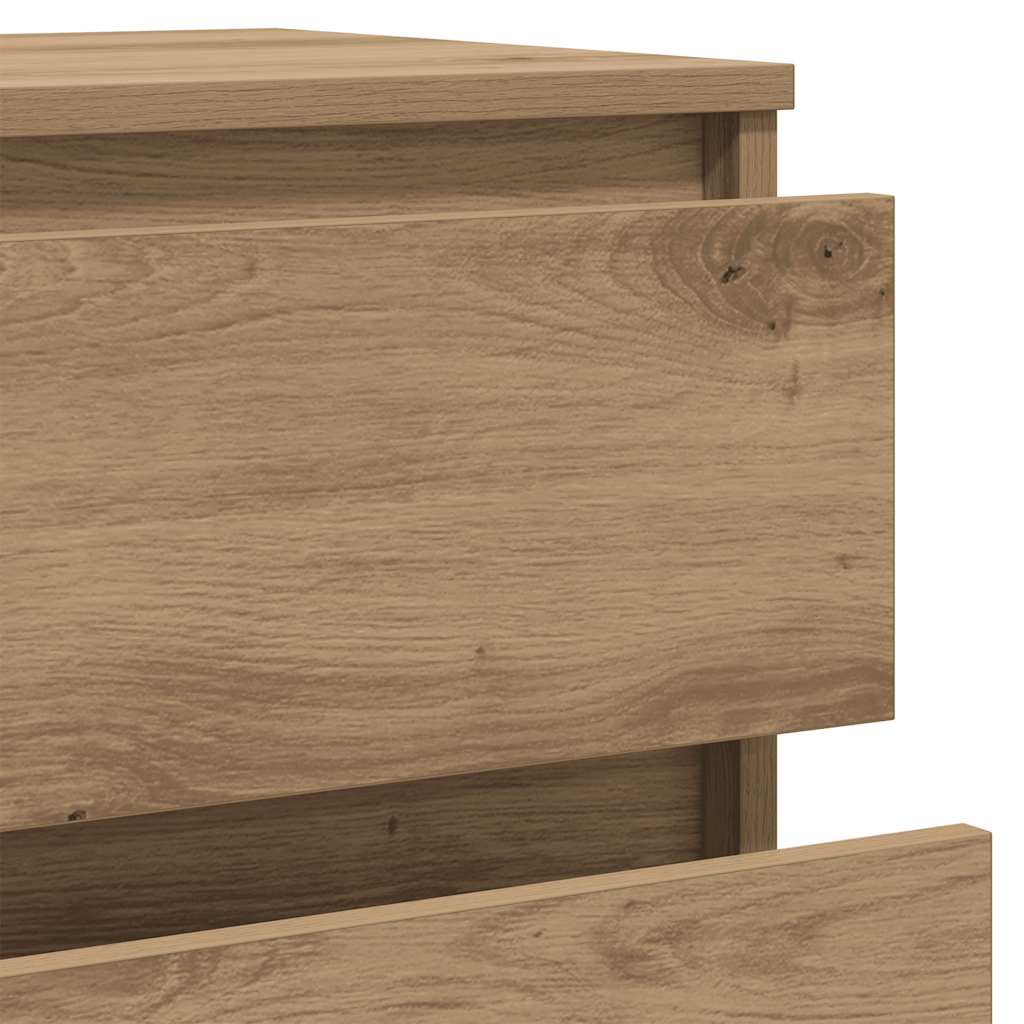 Schubladenschrank Artisan-Eiche 60x36x103 cm Holzwerkstoff