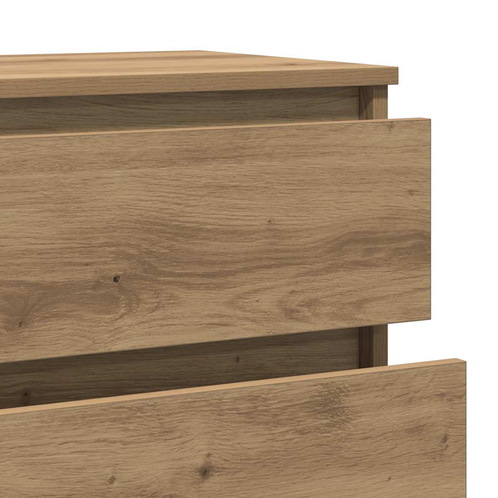 Schubladenschrank Artisan-Eiche 60x36x103 cm Holzwerkstoff