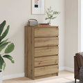 Schubladenschrank Artisan-Eiche 60x36x103 cm Holzwerkstoff