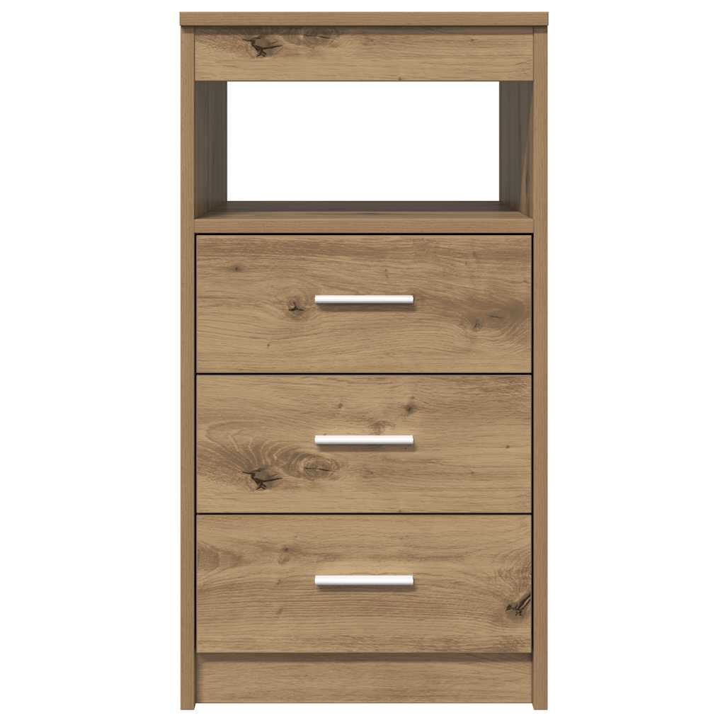 Schubladenschrank Artisan-Eiche 40x50x76 cm Holzwerkstoff