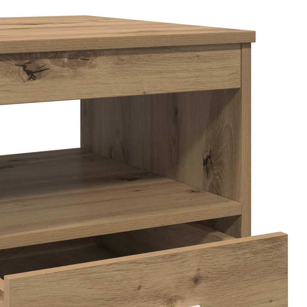 Schubladenschrank Artisan-Eiche 40x50x76 cm Holzwerkstoff