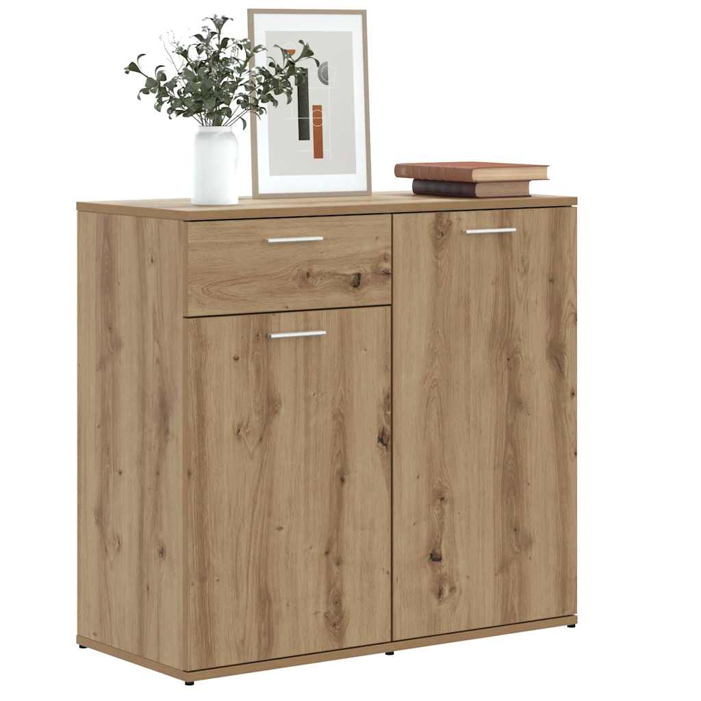 Sideboard Artisan-Eiche 80x36x75 cm Holzwerkstoff