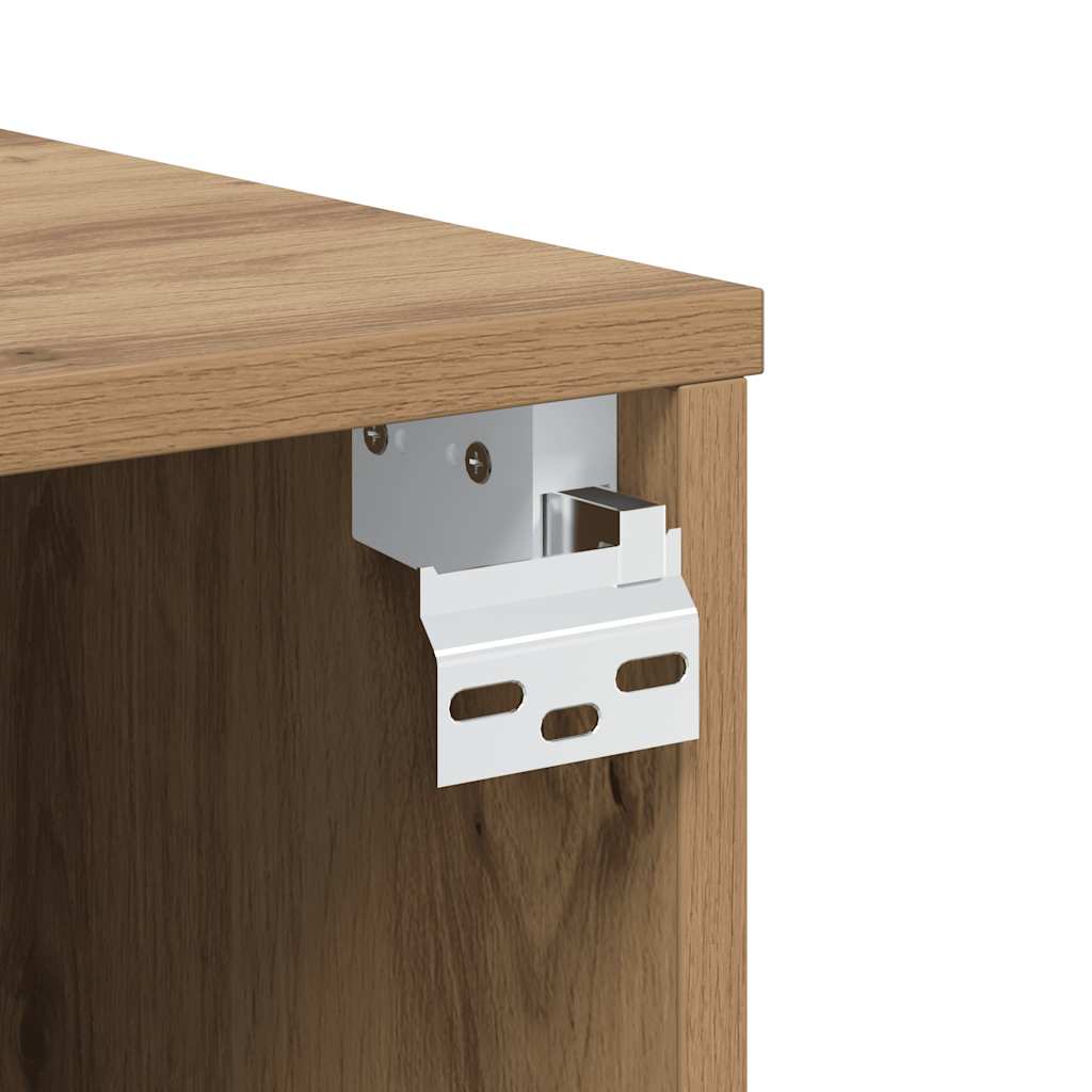 TV-Wandschrank Artisan-Eiche 80x30x30 cm Holzwerkstoff