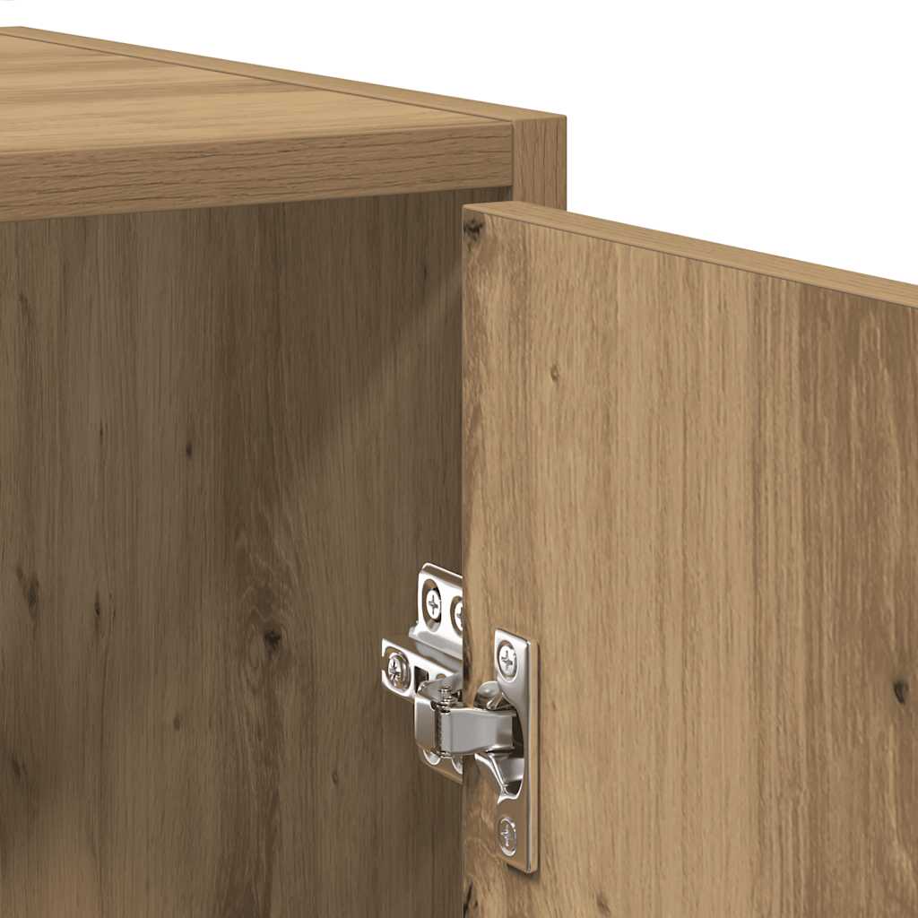 Waschbeckenunterschrank Artisan-Eiche 60x33x60 cm