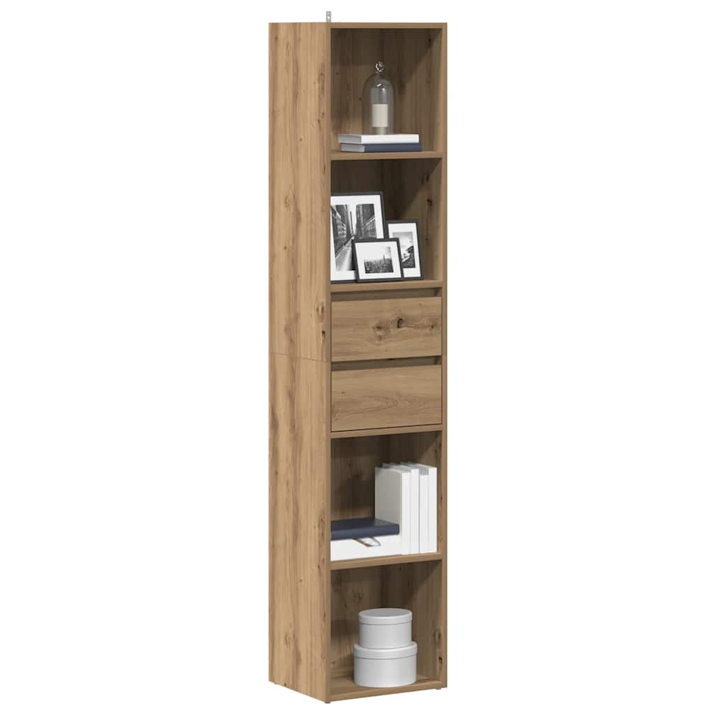 Bücherregal Artisan-Eiche 36x30x171 cm Holzwerkstoff