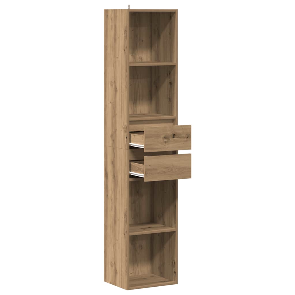 Bücherregal Artisan-Eiche 36x30x171 cm Holzwerkstoff