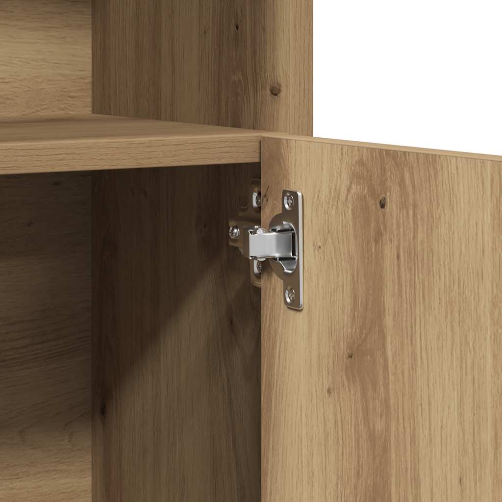 Badezimmerschrank Artisan Oak 32x25,5x190 cm Holzwerkstoff