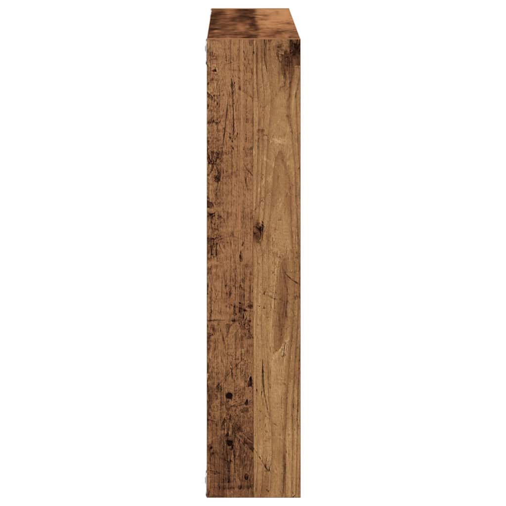 Wandregal Altholz-Optik 90x16x78 cm Holzwerkstoff