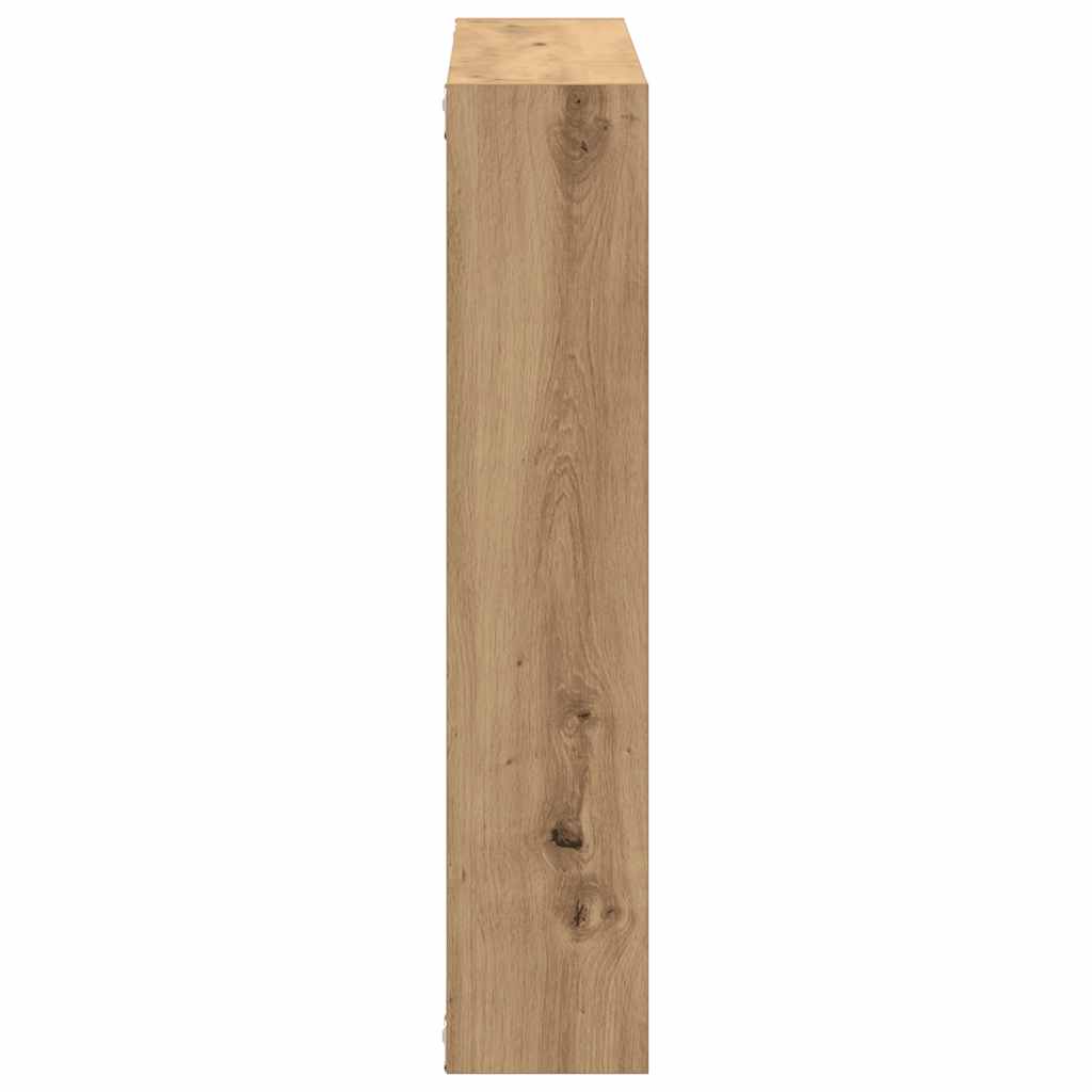 Wandregal Artisan-Eiche 90x16x78 cm Holzwerkstoff