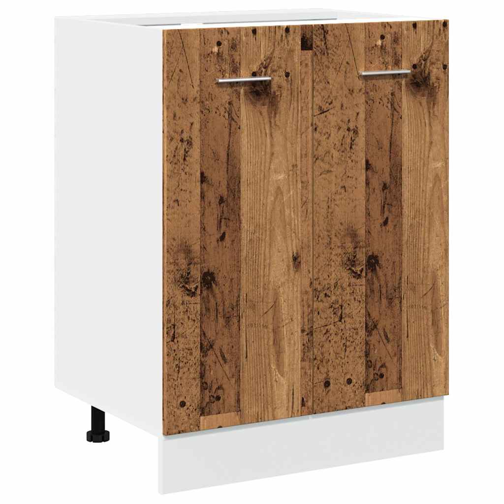 Unterschrank Lyon Altholz-Optik 60x46x81,5 cm Holzwerkstoff