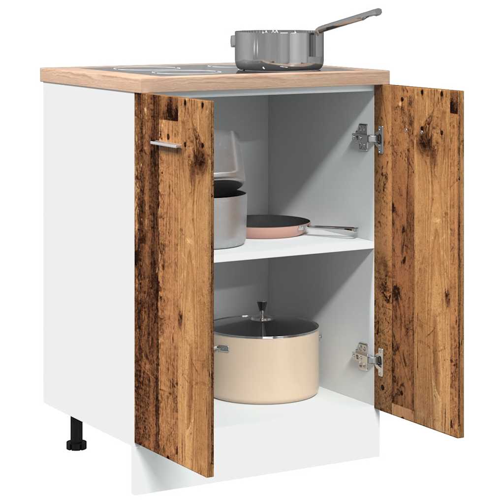Unterschrank Lyon Altholz-Optik 60x46x81,5 cm Holzwerkstoff