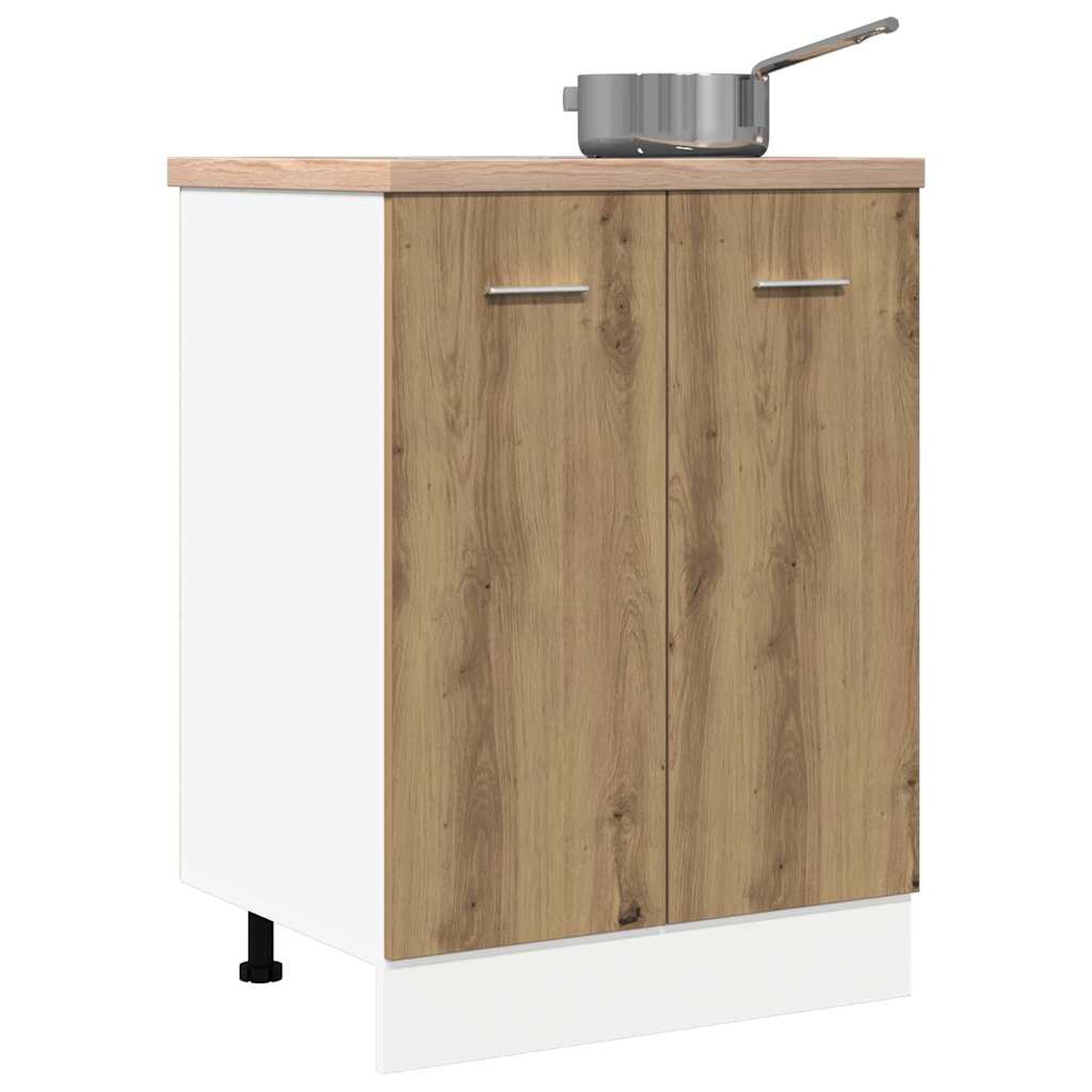Unterschrank Lyon Artisan-Eiche 60x46x81,5 cm Holzwerkstoff