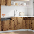 Spülenunterschrank Lyon Altholz-Optik 80x46x81,5 cm Holzwerkstoff