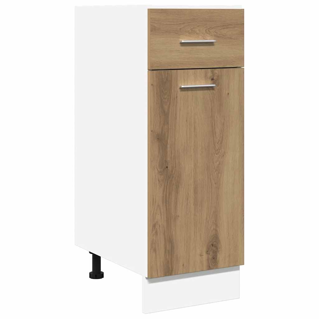 Schubunterschrank Lyon Artisan-Eiche 30x46x81,5 cm Holzwerkstoff